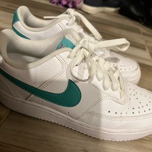 Nike airs with mint green swish barely worn